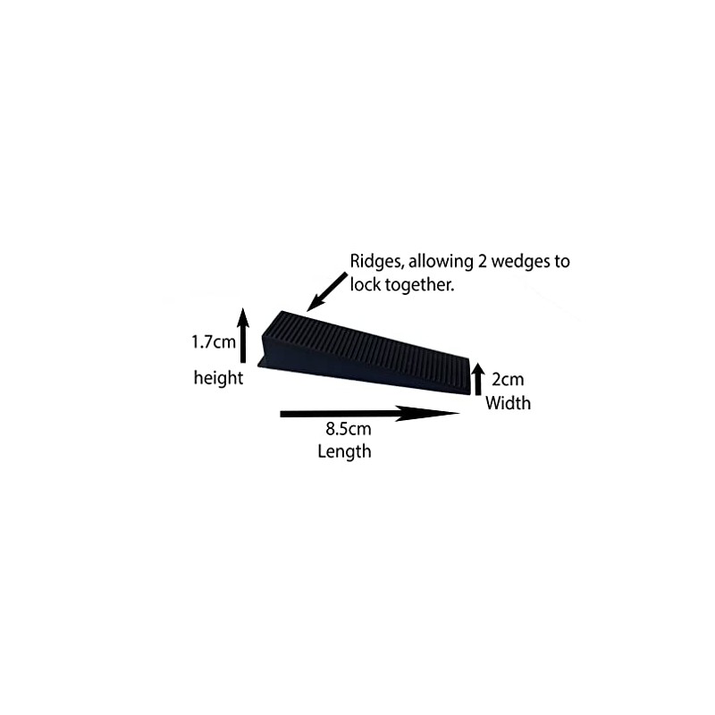 Fence Panel Wedges Grips Stops Banging Rattling Noise Stoppers Pack