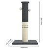 Made4Pets Cat Scratching Post 33", Tall Scratching Posts for Indoor