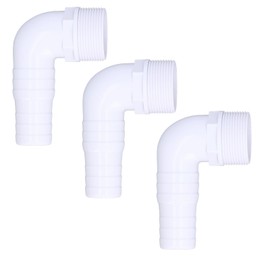 3Pcs 90 Degree Elbow Pool Hose Adapter, Pool Supply Replacement for Above-Ground Pool Pump, Filter, Skimmer Compatible with Hayward SPX1105Z3 SPX1105Z4 SPX1091Z7 Adapters