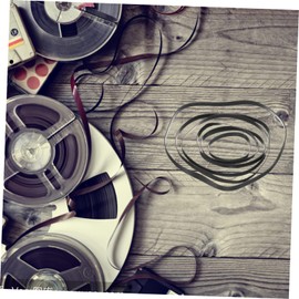 LALAFINA 50pcs Cassette Tape Player Belts Square Rubber Belts for Cassette Recorder Tape Deck Repair