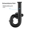 Siphon [Extra Long 200 mm Immersion Pipe] for Sink and