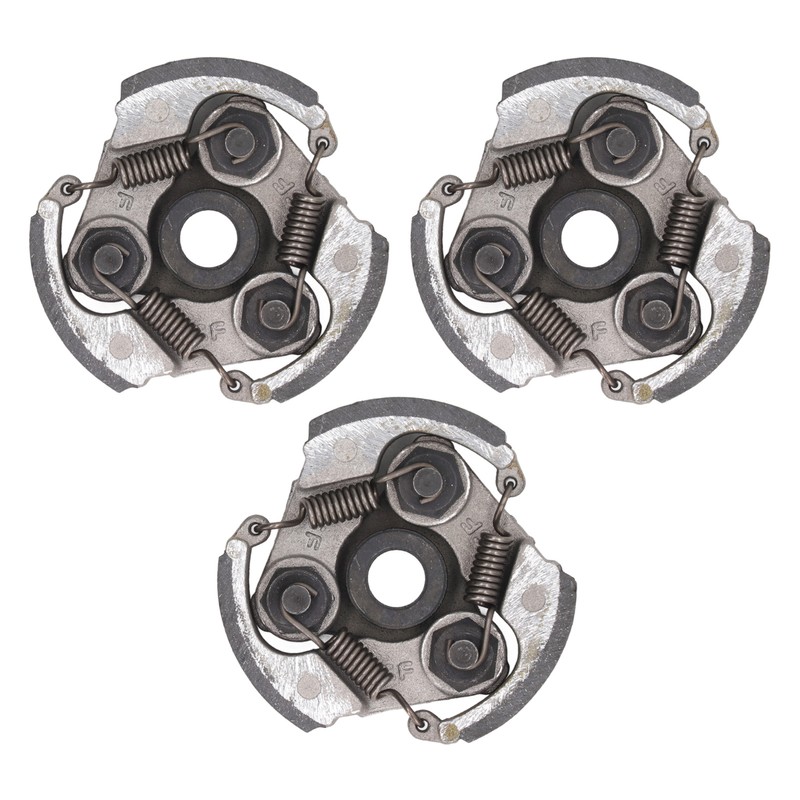 3pcs Clutch Pad Assembly Aluminium Clutch Replacement Pad for Quad