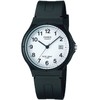 Casio MQ-24 Resin Wristwatch, Casio Collection, Black/White (low/date), 1 piece,