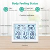 ORIA Indoor Outdoor Thermometer, Digital Hygrometer Thermometer with 3 Sensor(Replaceable),