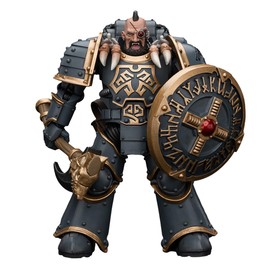 JOYTOY 1/18 Warhammer 30K Action Figure Space Wolves Grey Slayer Pack Huscarl Collection Model Birthday Gift