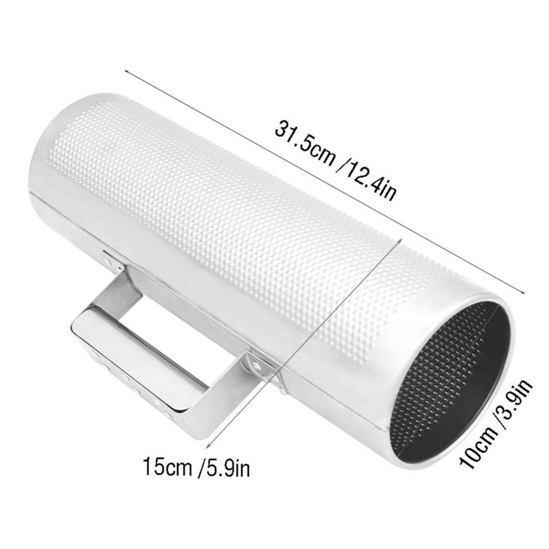 Durable Stainless Steel Metal Guiro Musical Percussion Instrument with Scraper