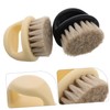 Baluue 2pcs Nail Art Brush Gentle Nail Scrubber for Professional