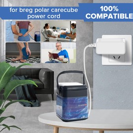 Power Supply Cord Adapter, 6V AC/DC,Replacement Breg Part 10698， Compatible with Breg Cold Therapy Care Cube HON-Kwang HK HONKWANG,Model D0660 00660 10698