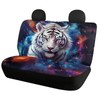 ZOUTAIRONG White Tiger Car Seat Covers Galaxy Car Accessories Interior