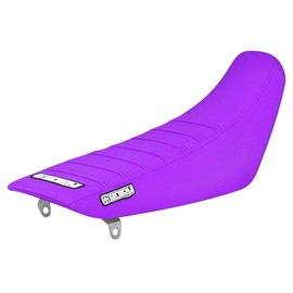 Enjoy Mfg Seat Cover - Compatible Fit for 1991-2000 Kawasaki KX 80 KX 100 - Color Ribbed - #449 (All Purple with Purple Ribs)