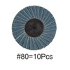 sourcingmap 10pcs 2 Inch High Density Flap Disc Sanding Grinding