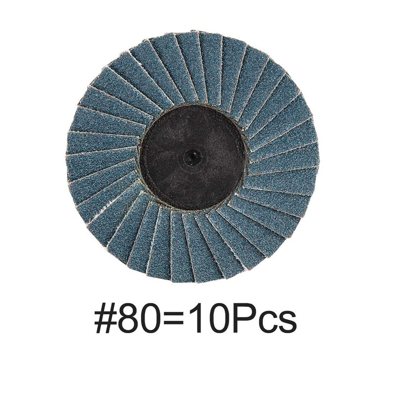 sourcingmap 10pcs 2 Inch High Density Flap Disc Sanding Grinding