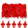FdcLixuvol 360 Degree Misting Nozzle Irrigation,100PCS Irrigation Drippers Red Drip