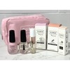Julep Cured By Julep 3 Pc Nail Treatment Kit Sheer Rose, Clear, Cuticle Oil + Pink Bag