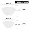 Shoe Heel Repair, 4 Pairs Self-Adhesive Inside Shoe Patches Kit