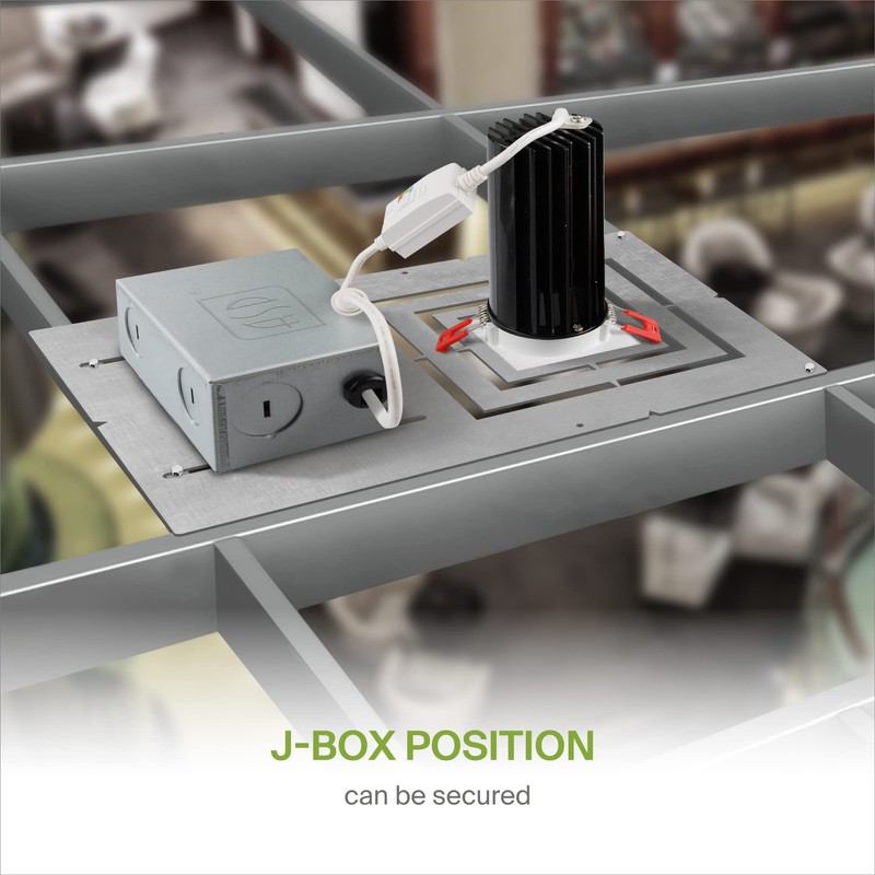 ASD New Construction Mounting Plate with Asymmetric Square Hole -