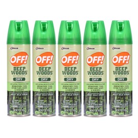 Off! Deep Woods Dry Insect Repellent VIII 4 oz (5 of Pack)