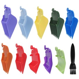 10pcs Hair Clipper Replacement Cutting Guards Set 1/16" to 1" Fit for Wah*l Model Multi-Purpose796077, Pilot, Pro basic, Rechargeable Clipper79434, Self-Cut Pro, Senior by BLUE ELF