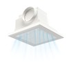 VntSmt Bathroom Ceiling Exhaust Fan, 100 CFM 1.0 Sones Ultra