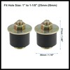 Hihaha 4pcs Car Rubber Expansion Freeze Plug Fit 1" to
