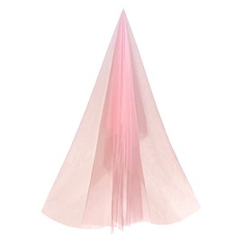 V1 - Velos de novia de malla de encaje corto de 2 niveles con peine, para mujer, fiesta de despedida de soltera de tul simple para boda, despedida de soltera, Rosa - 1 Nivel 118"/300cm, Talla única
