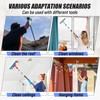 7-30 Ft Telescopic Extension Pole with Hook for Xmas Lights,