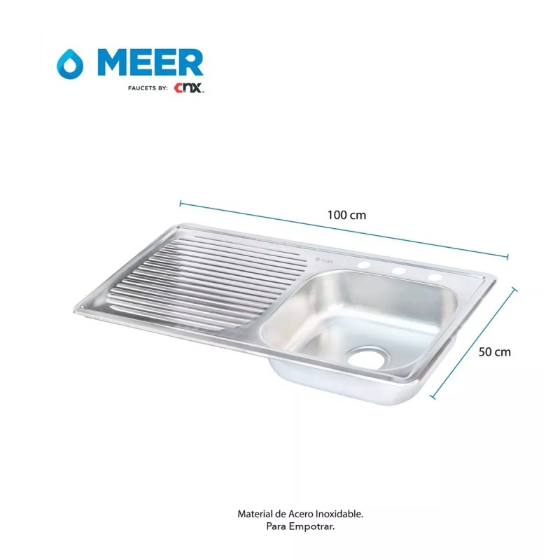 CNX Kit Completo De Tarja Sencilla, Mezcladora Flex Y Kit