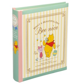 ナカバヤシ アルバム 背丸ブック式 L判 2段 160枚収納 くまのプーさん 23317