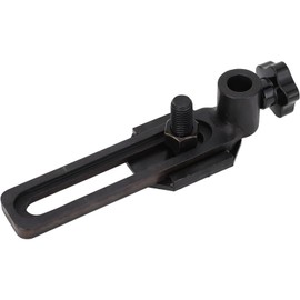 Alloy Steel Lathe Tool Holder Base 16mm Hole Diameter Woodworking Turning Rest 9 Inch Length, Compatible with 5/8 Inch Post