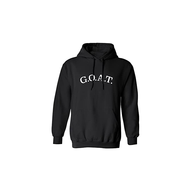 zerogravitee G.O.A.T. Adult Hooded Sweatshirt in Black - Large