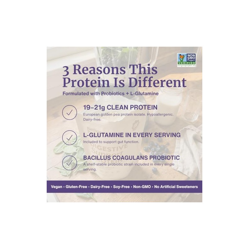 Nuzest- Proteína de Apoyo Digestivo Probióticos para la Salud Digestiva
