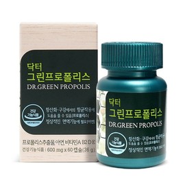 HL Science Doctor Green Propolis, 60 tablets, 1 unit / 에이치엘사이언스 닥터 그린프로폴리스, 60정, 1개