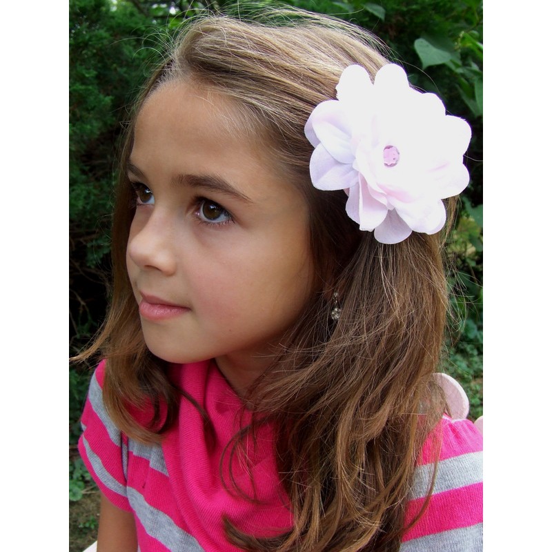 Rose Flower Hair Clip (Red)