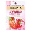 Twinings Strawberry & Raspberry (Pack of 4) 80 Tea Bags