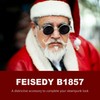 FEISEDY Vintage Round Lens Metal Frame Gothic Steampunk Sunglasses for