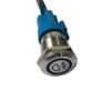 Mintice 12V Car Vehicle Blue LED Light Fog Push Button