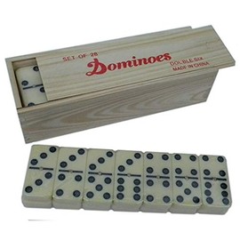 Domino de Melamina Caja de Madera 50x25x10mm