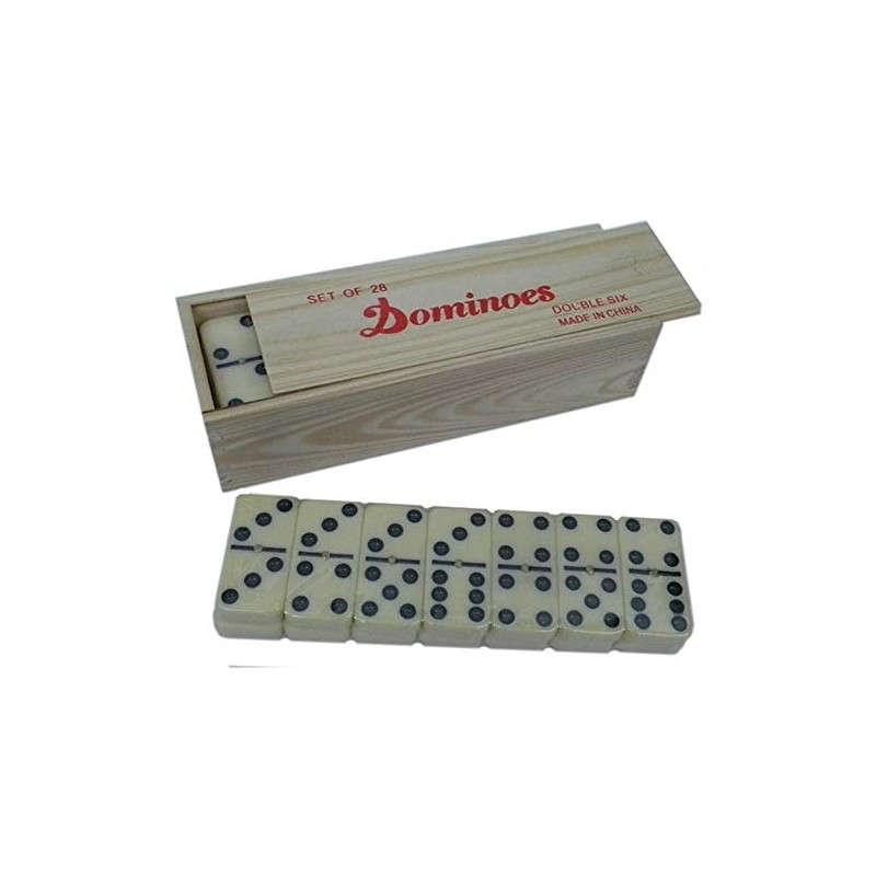 Domino de Melamina Caja de Madera 50x25x10mm