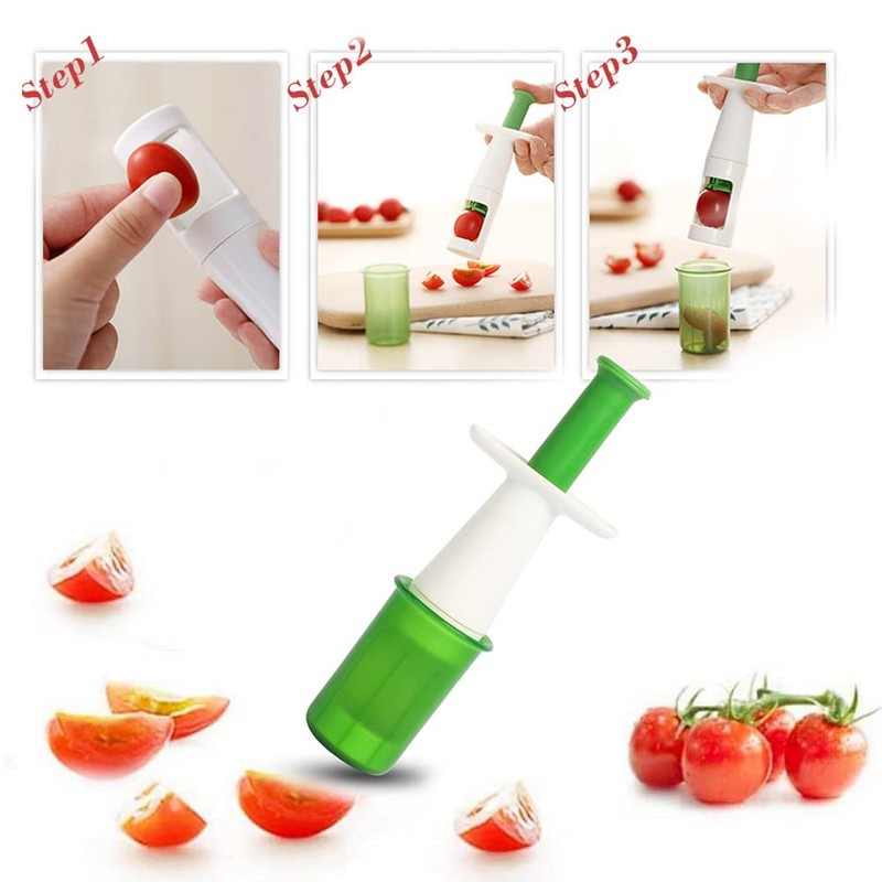 Strawberry Cherry Grape Cutter Tomato Cutter Fruit Vegetable Slicer Tomato