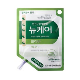 New Care Fiber RTH Pouch 500ml (20 packs) x 2 boxes Includes 20 tube feeding lines for patients with intestinal discomfort / 뉴케어 화이바 RTH 파우치 500ml(20팩)x2박스 경관식 피딩줄20개포함 장불편환자