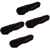 4 Pieces Universal Black Elastic Car Armrest Covers, Front Seat
