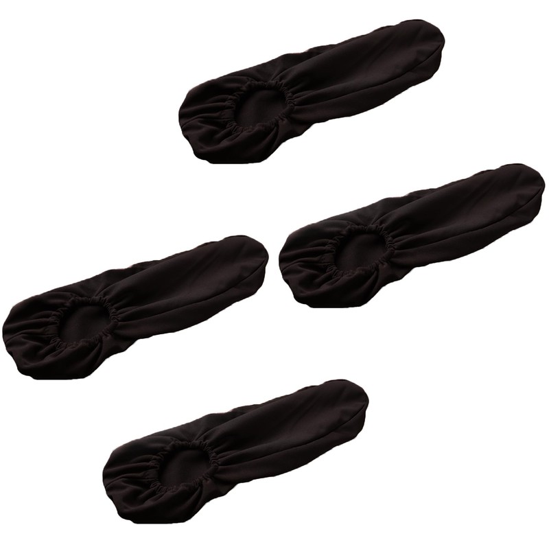 4 Pieces Universal Black Elastic Car Armrest Covers, Front Seat