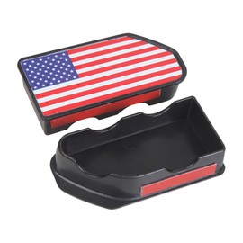 Bed Rail Stake Pocket Covers for GMC Chevy Silverado 2019-2025 GMC Chevy Silverado Sierra 1500, 2020 2021 2022 2023 2024 2025 GMC Chevy Silverado Sierra 2500HD 3500HD (Red-Blue)