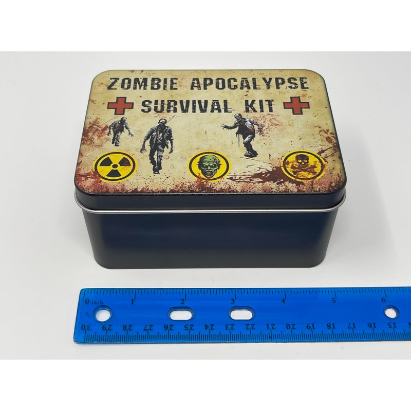 Zombie Survival Kit Flashlight Compass Multitool Camping Gear Emergency Supplies