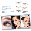 Baluue 12pairs Heart Flower Sequin Eyelashes Diy False Lash Extensions