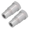 2Pcs Oxygen Sensor Adapter Welding Plug Engine Auxiliary with Filter