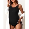 Summer Mae Ribbed Maternity Swimsuit One Piece Buttons Pregnancy Bathing