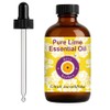dève herbes Lime Essential Oil (Citrus aurantifolia) with Glass Dropper
