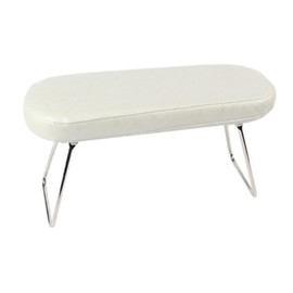 Harilla Salon Nagelkunst Handruhe faltbare Maniküre Handgelenk Arm Kissen Salon Handruhige Nagel Tischstation für Home Nagel Anfänger, Weiß