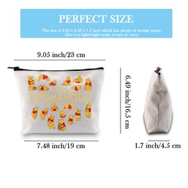 Pooh Bear Gift Cartoon Character Fans Gift Pooh Bear Accessories I Am A Poohaholic Travel Bag (Poohaholic Bag CA)